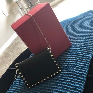 V A L E N T I N O - Crossbody Lamb Leather Purse